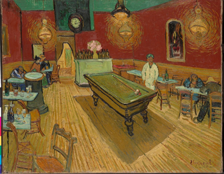 Vincent van Gogh 1853-1890. Le Café de Nuit (The Night Café) 1888